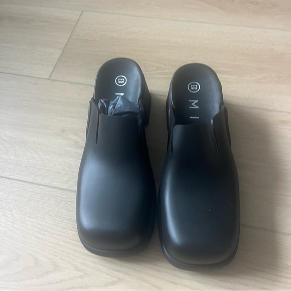 New E8 By Miista Blissa Black Mule Heels - Picture 4 of 15